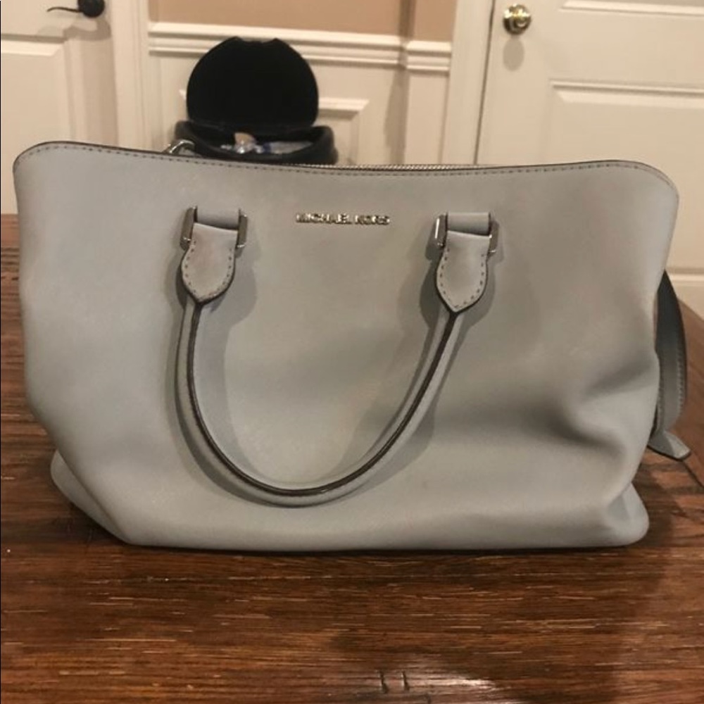 Michael Kors blue purse